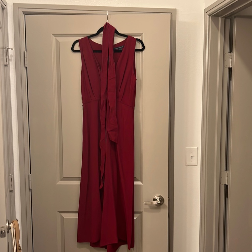 French connection dark red jumper